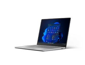 počítačový model zařízení Surface Laptop Go