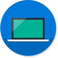 Symbol „Laptop-Computer“