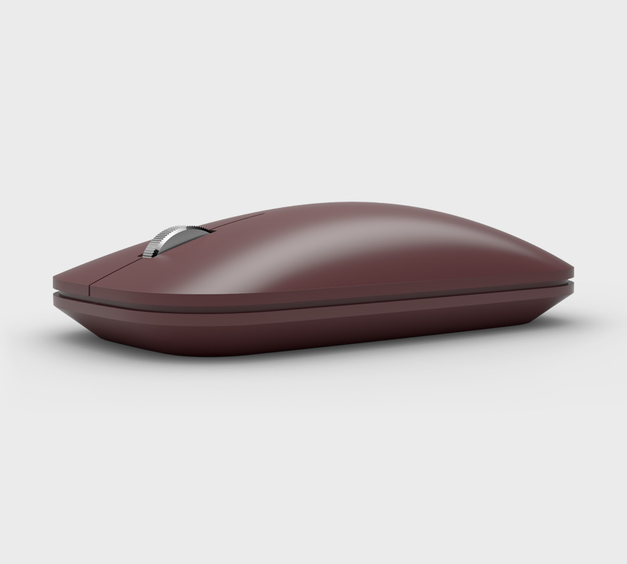 Burgundy Surface Mobile Mouse