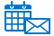 Email and calendars icon, information about business-class email with Office 365