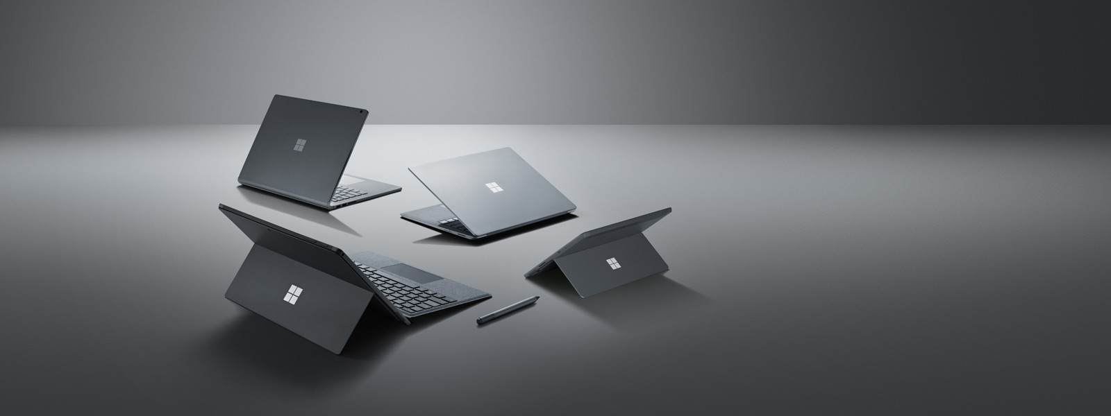 Surface family of computers with Surface Pen