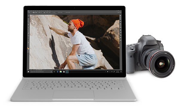 Founders James Shaw and Chris Baker use the power and versatility Surface Book to photograph, write and publish weMove from wherever they find stories.