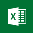 Excel logo, the Microsoft Excel home page