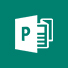 Publisher logo, the Microsoft Publisher home page