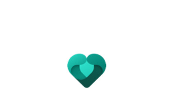 Corazón verde de Microsoft Family Safety
