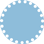 Nuancier de la couleur Saphir avec un contour en pointillé.