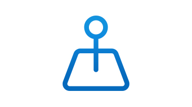 Mobiele telefoon en ping-symbool met blauwe achtergrond