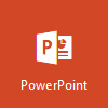 Logo programu PowerPoint, otwórz aplikację Microsoft PowerPoint Online
