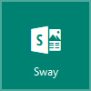 Logo aplikacji Sway, otwórz aplikację Microsoft Sway