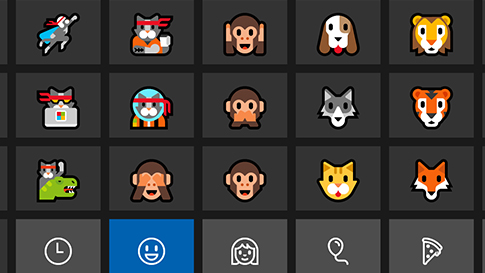 Windows 10 emoji klavye